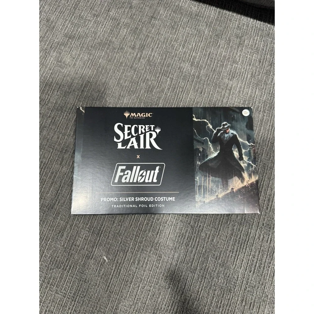 Secret Lair x Fallout: Silver Shroud Costume Foil Edition In Hand Ready to Ship